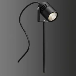 Spot Sur Pieu Lcd Typ 5018 Led Noir, 1 Lumiere