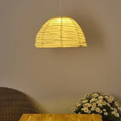 Suspension Augusta Led Creme, 1 Lumiere