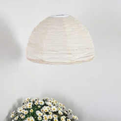 Suspension Augusta Led Creme, 1 Lumiere