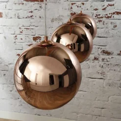 Suspension Cattenscop Cuivre, 3 Lumieres