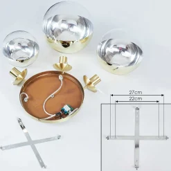 Suspension Degevos Or, 3 Lumieres