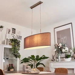 Suspension Domnom Nickel Mat, 2 Lumieres