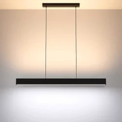 Suspension Eglo Andreas-Z Led Noir, 2 Lumieres, Changeur De Couleurs