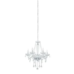 Suspension Eglo Basilano Chrome, 6 Lumieres
