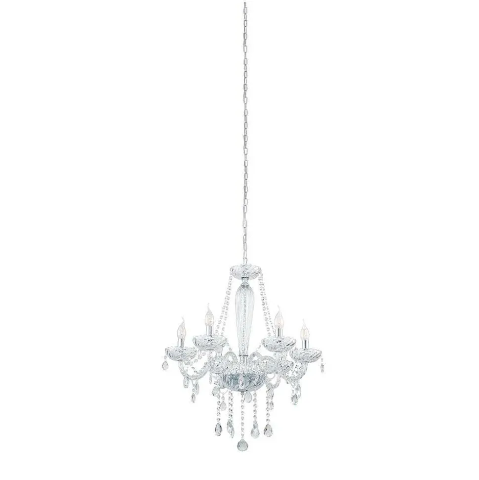 Suspension Eglo Basilano Chrome, 6 Lumieres