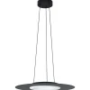 Suspension Eglo Compo Rosso Led Noir, 1 Lumiere, Changeur De Couleurs
