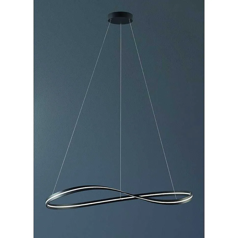 Suspension Escale Infinity Led Transparent, 1 Lumiere