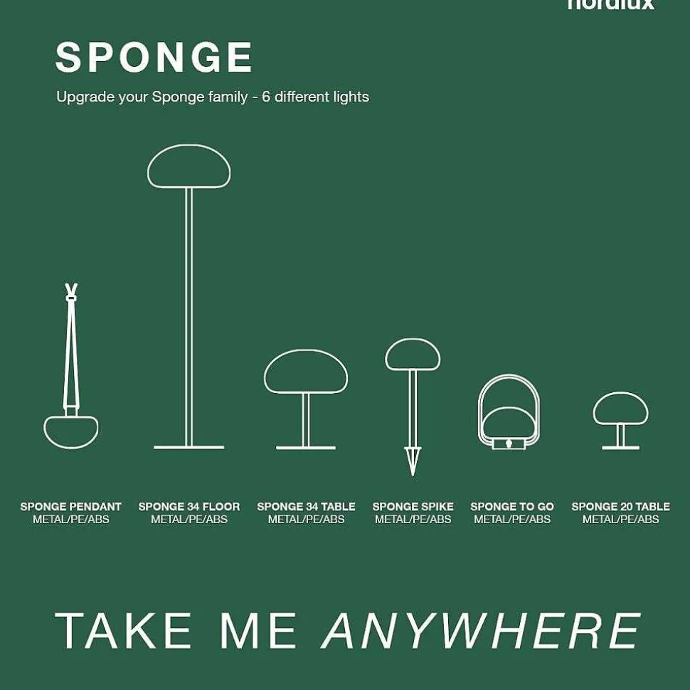 Suspension Exterieur Nordlux Sponge Led Anthracite, 1 Lumiere