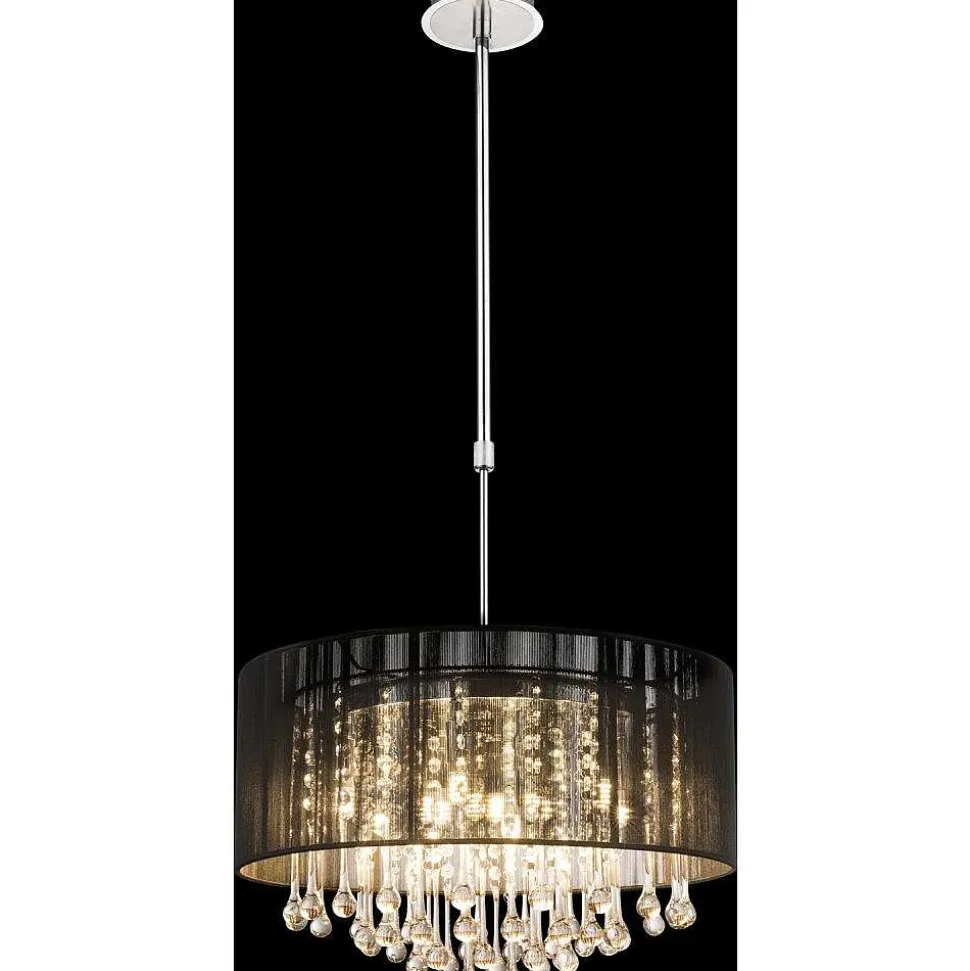 Suspension Globo Bagana Led Chrome, 12 Lumieres