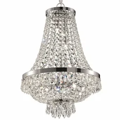Suspension Ideal Lux Caesar Chrome, 9 Lumieres
