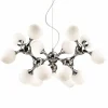 Suspension Ideal Lux Nodi Chrome, 15 Lumieres