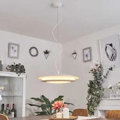 Suspension Ittingen Led Blanc, 1 Lumiere, Changeur De Couleurs