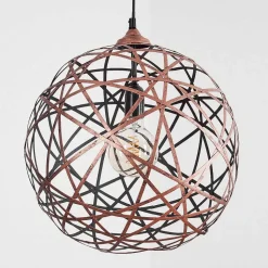 Suspension Kefikon Cuivre, 1 Lumiere