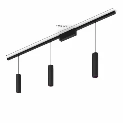 Suspension Kit De Base X 3 Philips Hue Perifo Led Noir, 3 Lumieres, Changeur De Couleurs