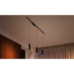 Suspension Kit De Base X 3 Philips Hue Perifo Led Noir, 3 Lumieres, Changeur De Couleurs