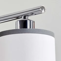 Suspension Lohobe Chrome, Noir, 4 Lumieres