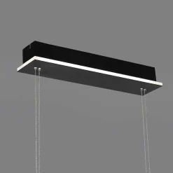 Suspension Paul Neuhaus Q-Etienne Led Noir, 4 Lumieres, Telecommandes