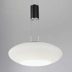 Suspension Paul Neuhaus Q-Etienne Led Noir, 1 Lumiere, Telecommandes