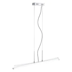 Suspension Paul Neuhaus Q-Riller Led Chrome, 14 Lumieres, Telecommandes, Changeur De Couleurs