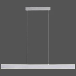 Suspension Paul-Neuhaus Q-Adriana Led Aluminium, 2 Lumieres, Telecommandes