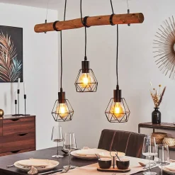 Suspension Seegaard Brun, 3 Lumieres