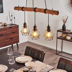 Suspension Seegaard Brun, 3 Lumieres