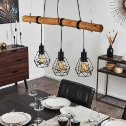 Suspension Seegaard Brun, 3 Lumieres