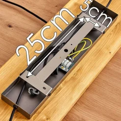 Suspension Shiburg Bois Clair, 4 Lumieres