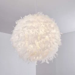 Suspension Skaulo Blanc, 1 Lumiere
