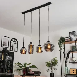 Suspension Talok Fume, 4 Lumieres