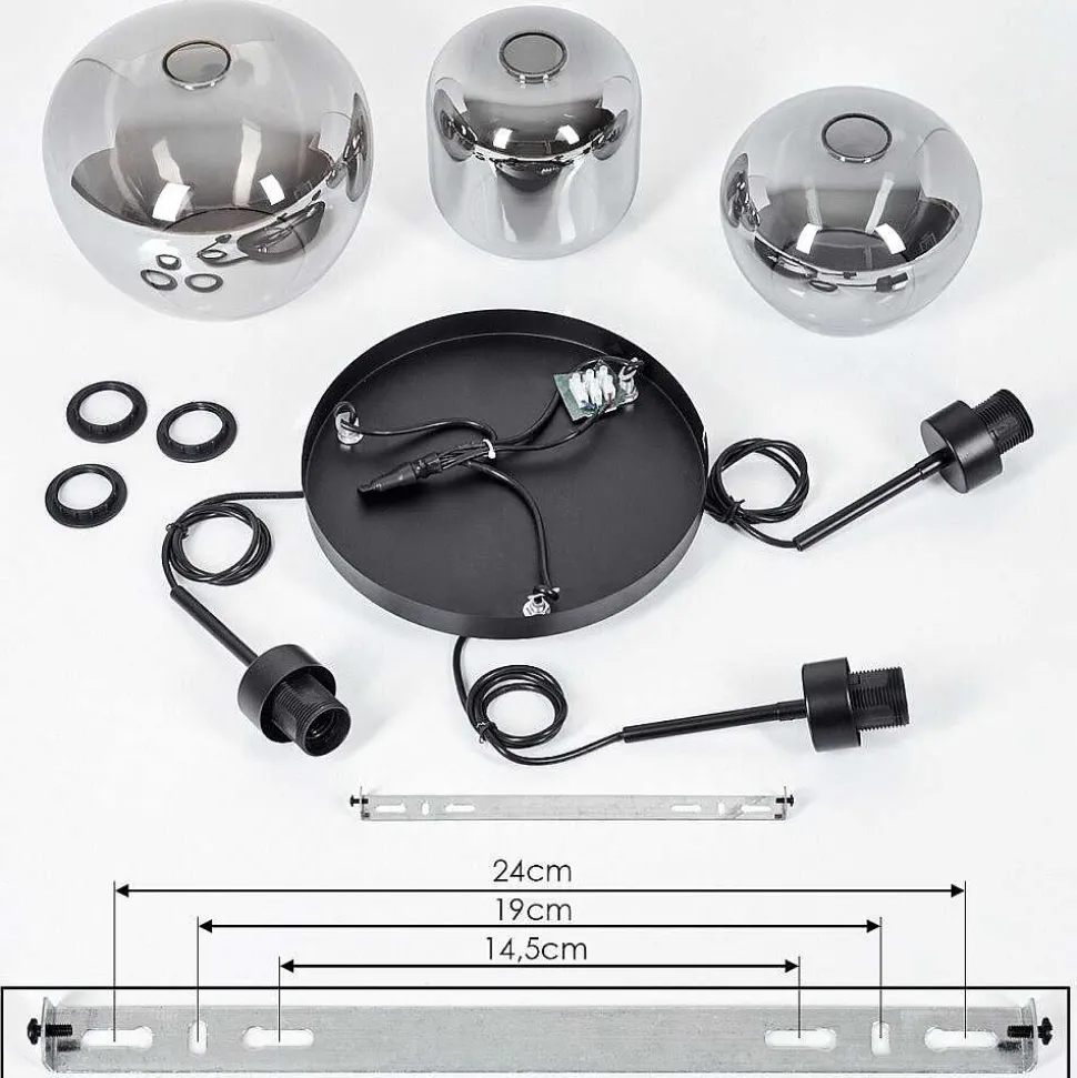 Suspension Talok Fume, 3 Lumieres