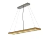 Suspension Trio Brad Led Bois Clair, 1 Lumiere