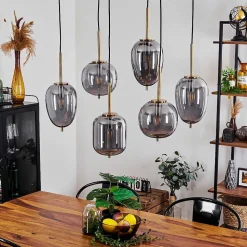 Suspension Verbania Noir, 6 Lumieres