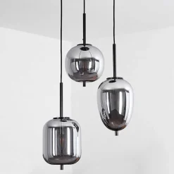 Suspension Verbania Noir, 3 Lumieres