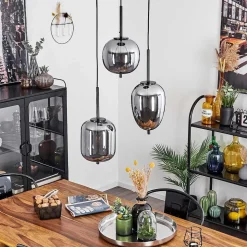 Suspension Verbania Noir, 3 Lumieres