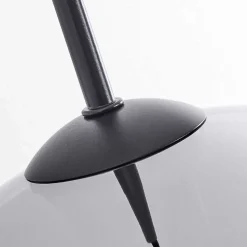 Suspension Verre 15 Cm, 20 Cm, 25 Cm, 30Cm Koyoto Chrome, Fume, 5 Lumieres