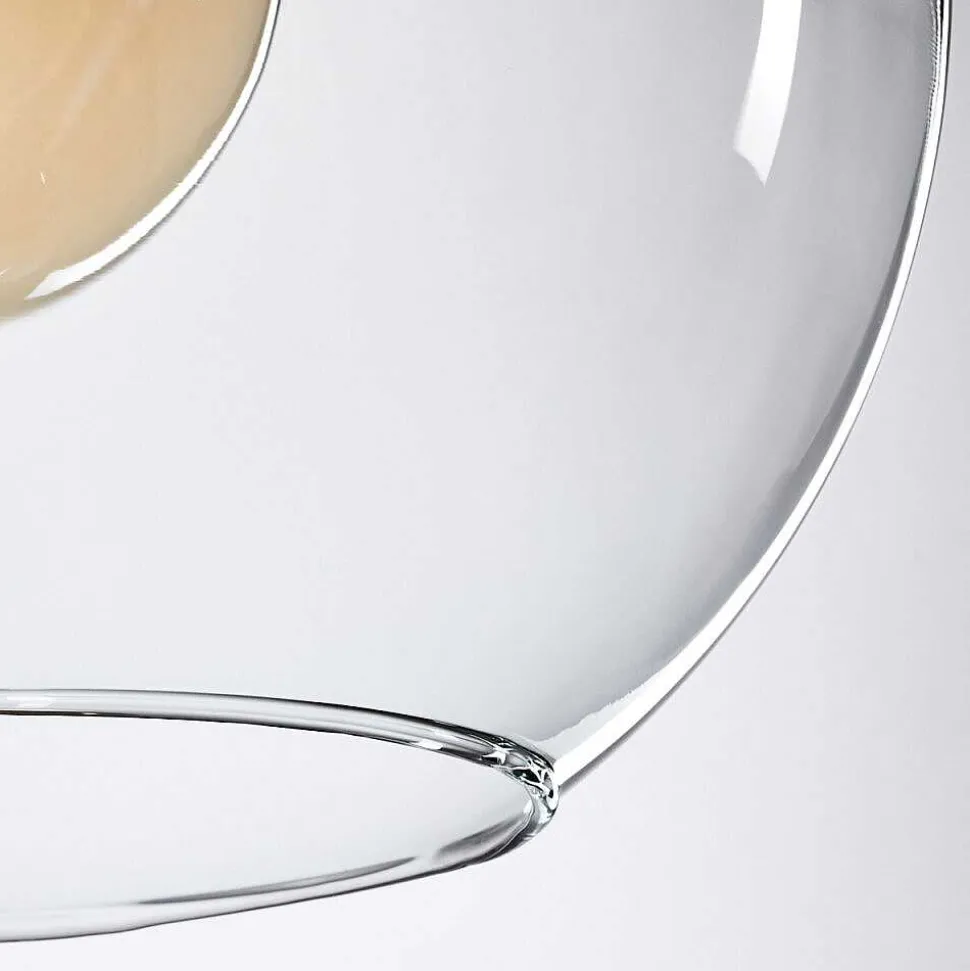 Suspension Verre 30 Cm Koyoto Clair, 1 Lumiere