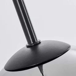 Suspension Verre 15 Cm Koyoto Chrome, Fume, 3 Lumieres