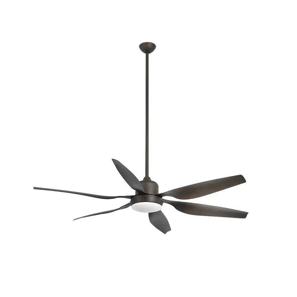 Ventilateur De Plafond A Lampe Faro Barcelona Tilos Brun, 2 Lumieres