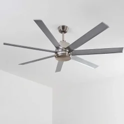 Ventilateur De Plafond Aargaard Acier Inoxydable, Telecommandes