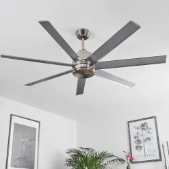 Ventilateur De Plafond Aargaard Acier Inoxydable, Telecommandes