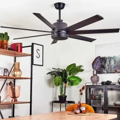 Ventilateur De Plafond Aargaard Noir, Telecommandes