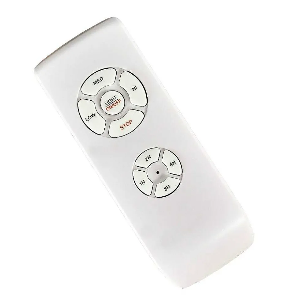 Ventilateur De Plafond Doha Led Blanc, 1 Lumiere, Telecommandes