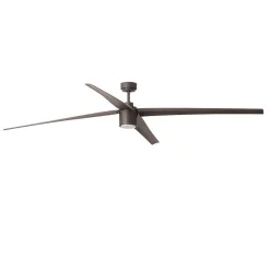 Ventilateur De Plafond Faro Barcelona Attos Led Brun, 1 Lumiere, Telecommandes