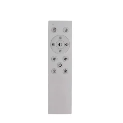 Ventilateur De Plafond Leuchten Direkt Flar-Air Led Blanc, 1 Lumiere, Telecommandes