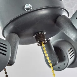 Ventilateur De Plafond Marigliano Gris, Argente