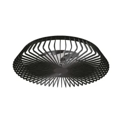 Ventilateur De Plafond Mantra Himalaya Led Noir, 1 Lumiere, Telecommandes