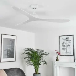 Ventilateur De Plafond Mella Blanc, Telecommandes