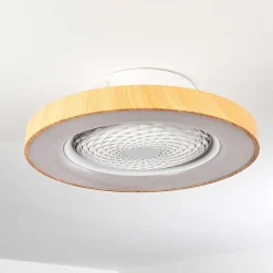 Ventilateur De Plafond Penon Led Blanc, 1 Lumiere, Telecommandes