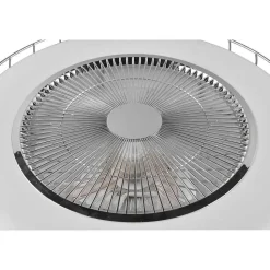 Ventilateur De Plafond Reality Sandfjord Led Chrome, 1 Lumiere, Telecommandes